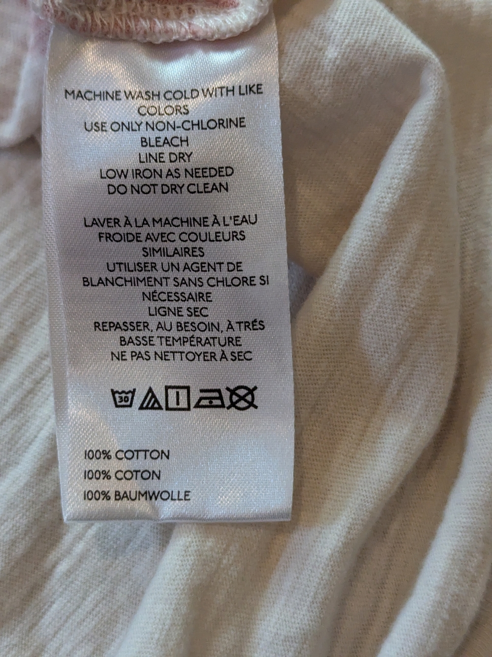 $22 Anthropologie Pilcro Women's XL Butterfly Graphic Cotton Notched Hem Tee EUC - Picture 7 of 8